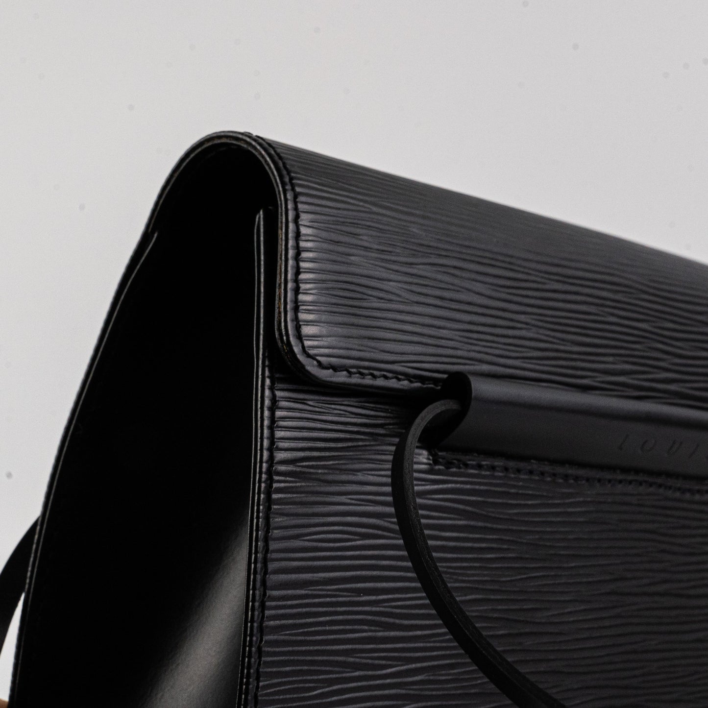 Louis Vuitton Dinard Black Epi Shoulder Bag