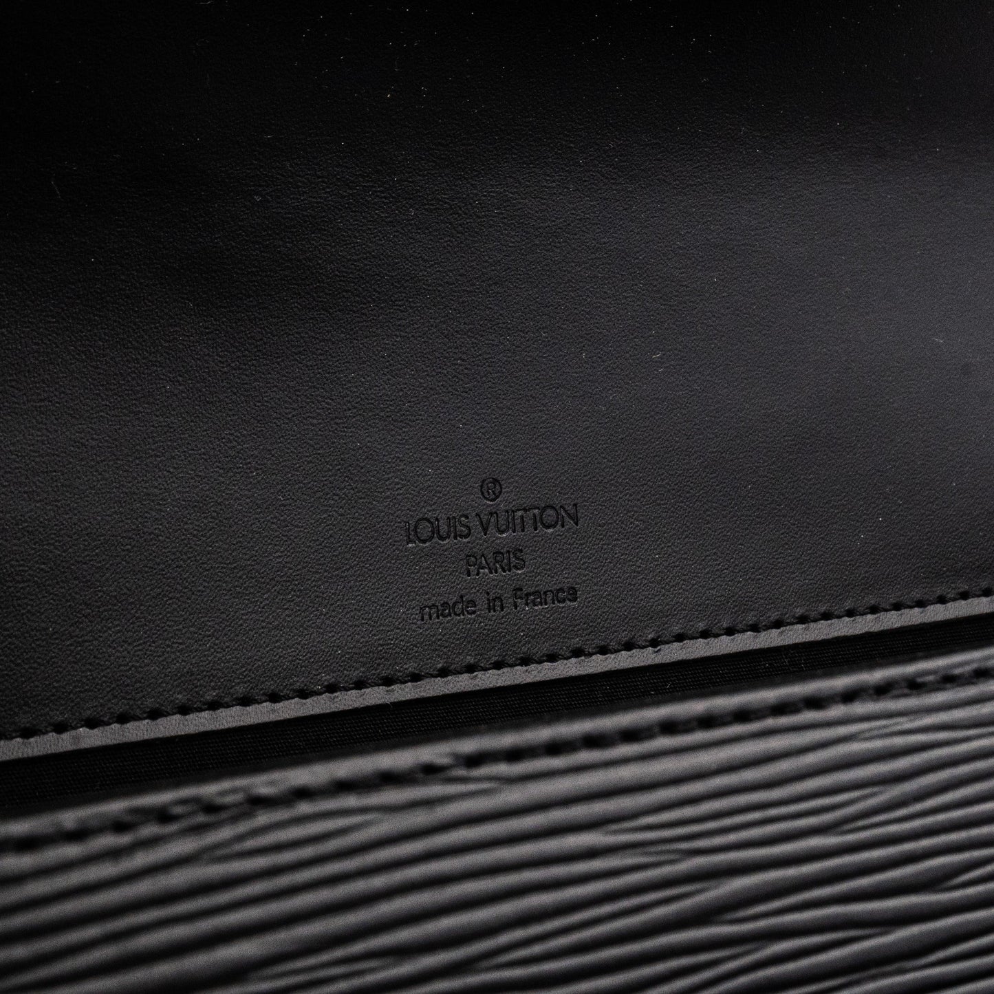 Louis Vuitton Dinard Black Epi Shoulder Bag