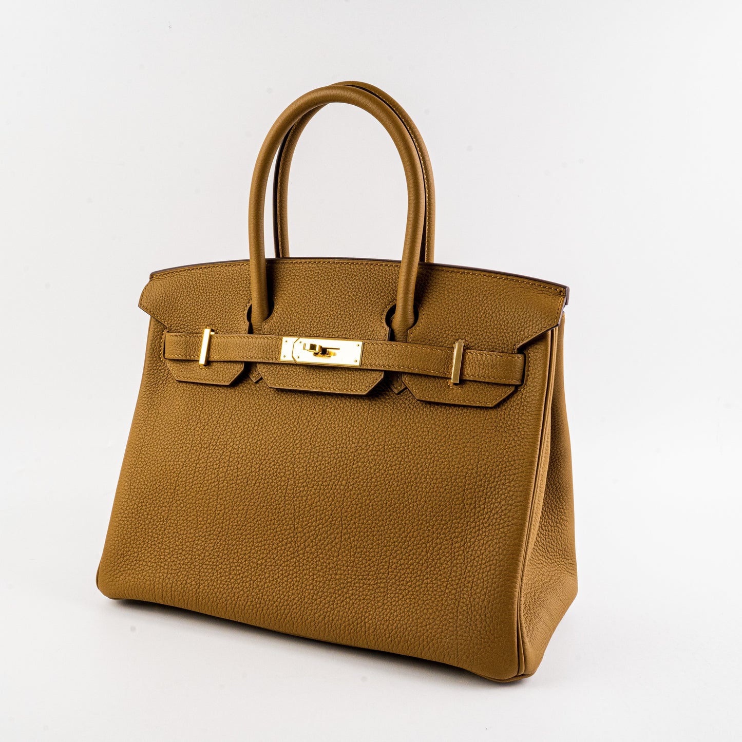 Hermes Birkin 30 Bronze Dore Togo with GHW - Stamp Y 2020