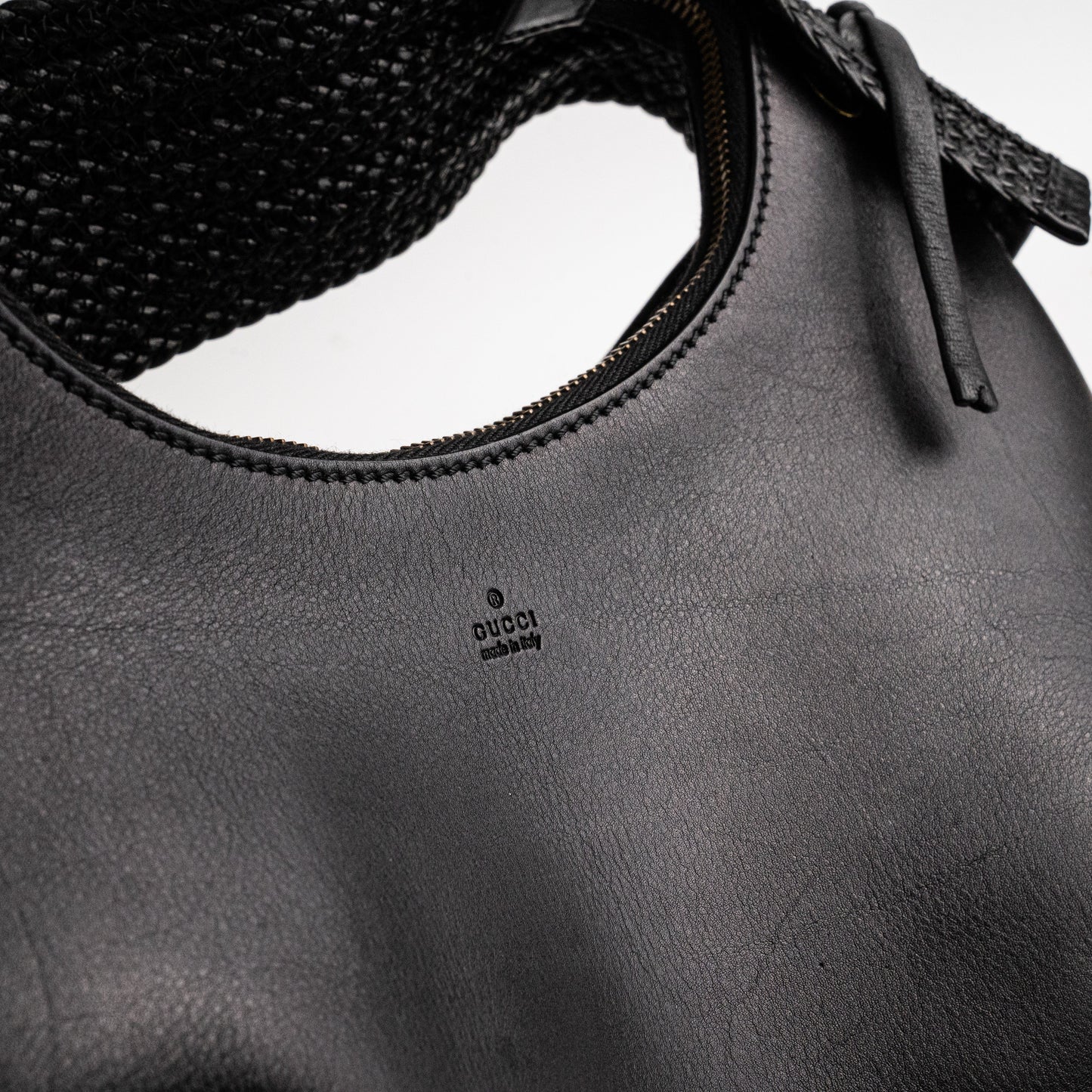 Gucci Hobo Shoulder Bag Black