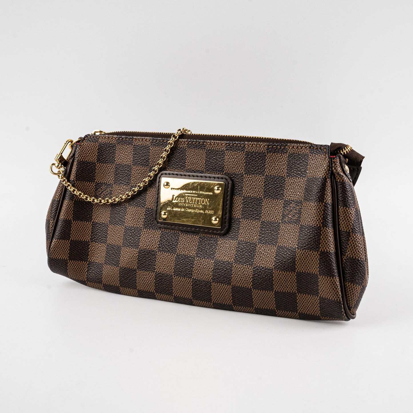 Louis Vuitton Eva Damier Ebene Clutch