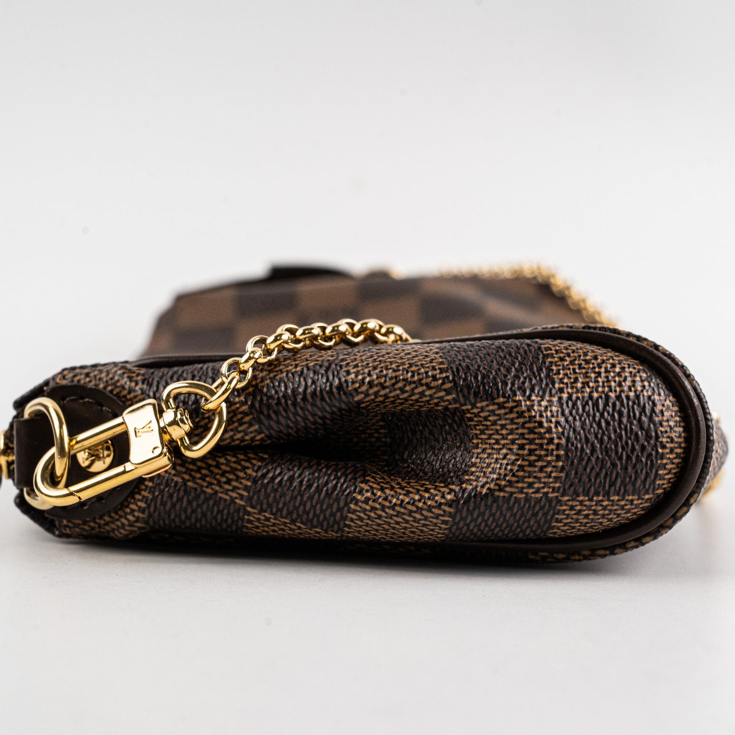 Louis Vuitton Eva Damier Ebene Clutch