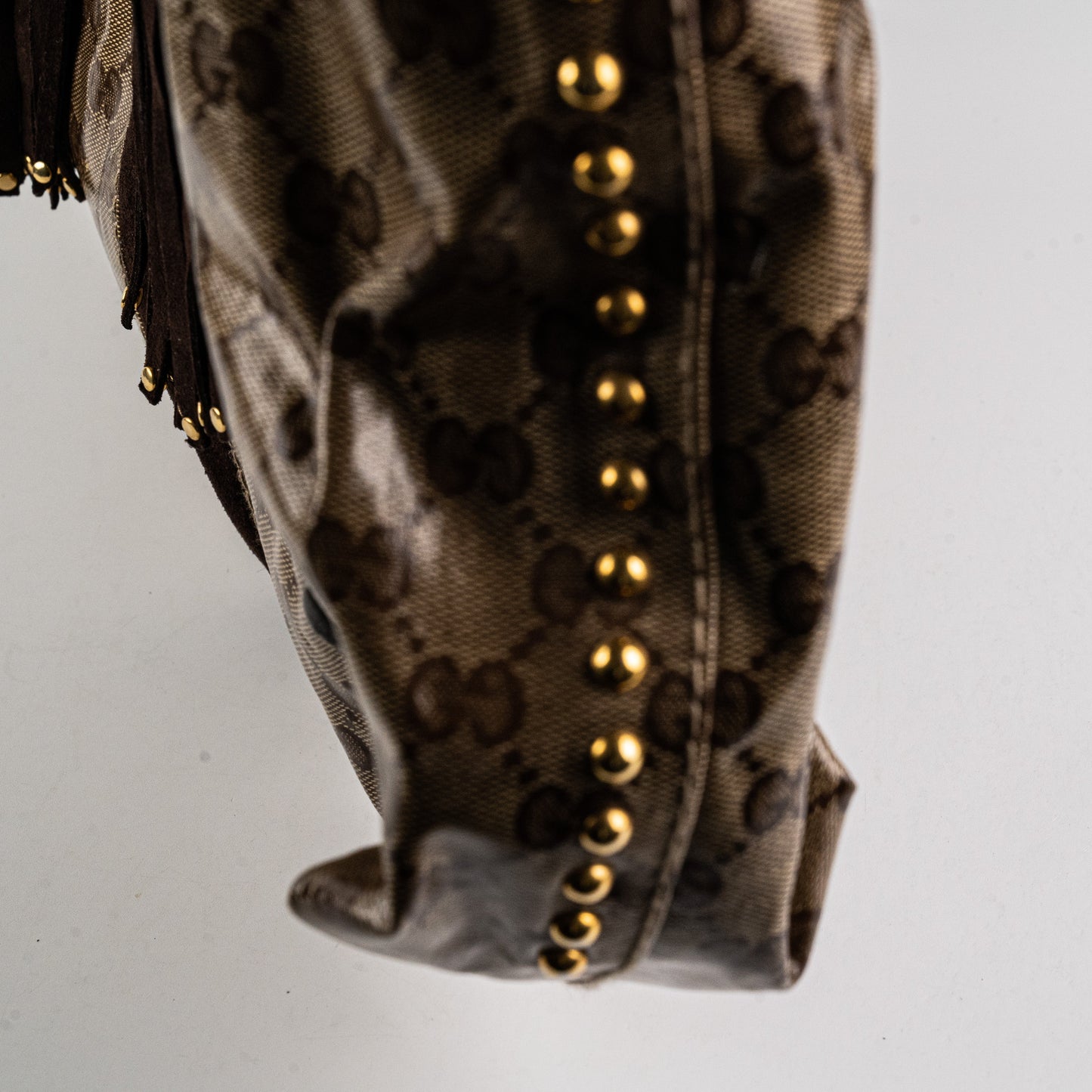 Gucci Babouska Heart Monogram Shoulder Bag