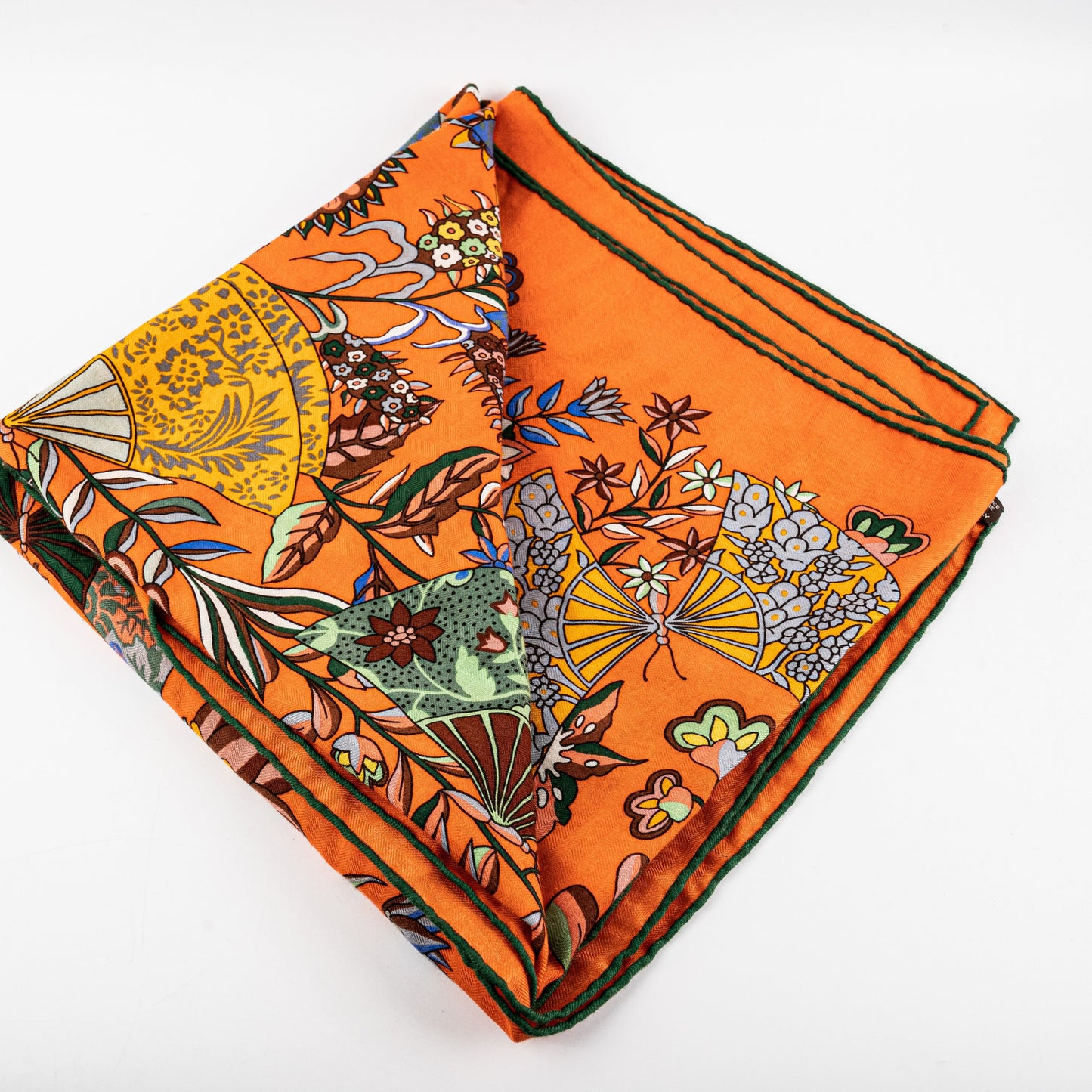Hermes Cashmere Scarf Orange