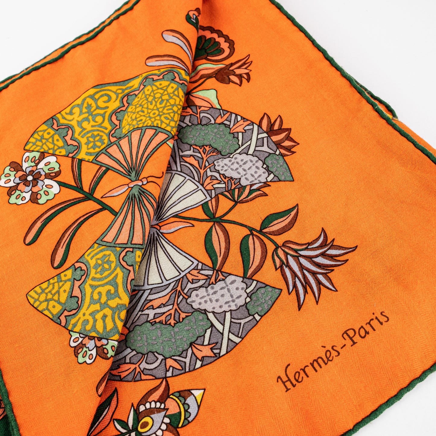 Hermes Cashmere Scarf Orange