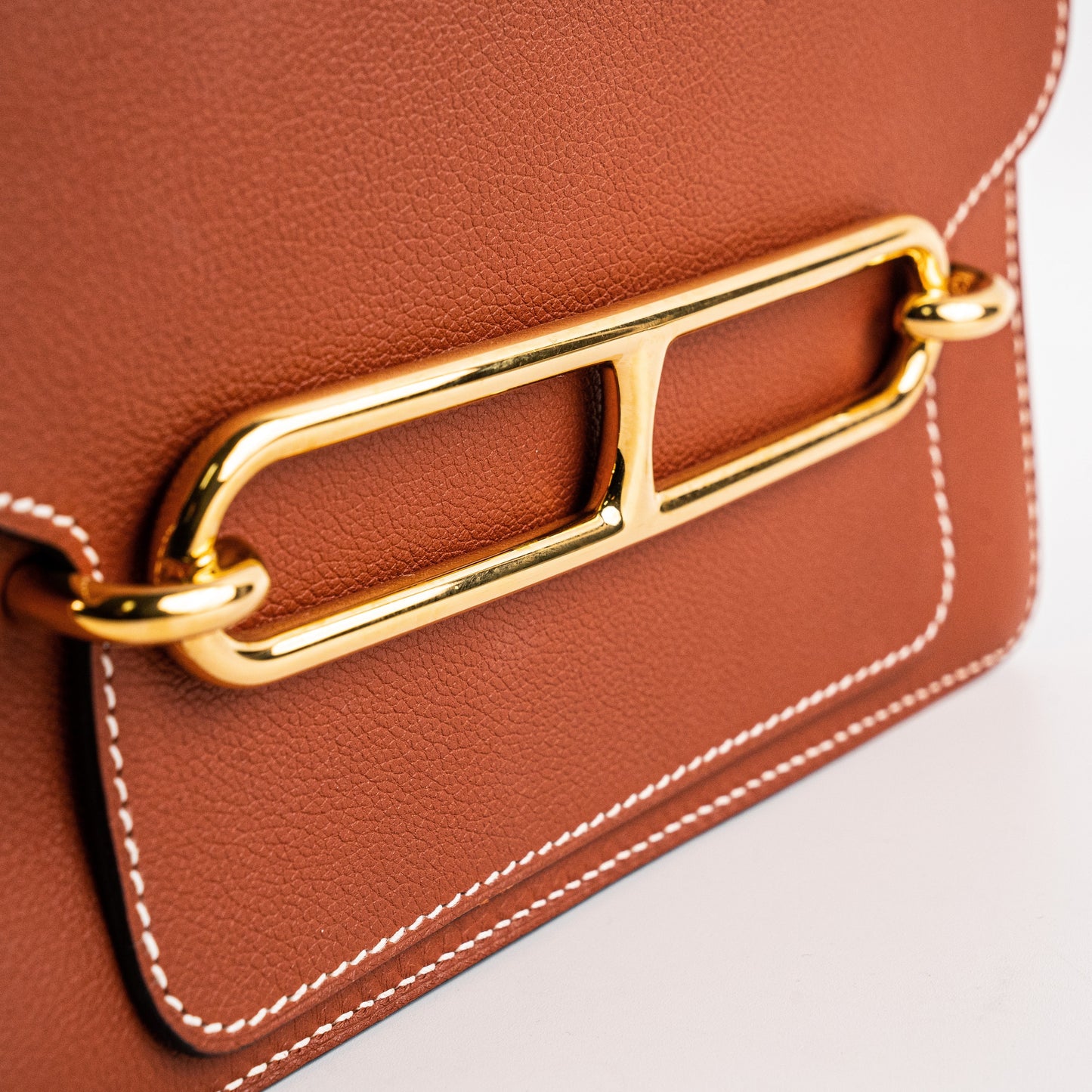 Hermes Roulis 23 Evercolour Brick Crossbody Bag X Stamp