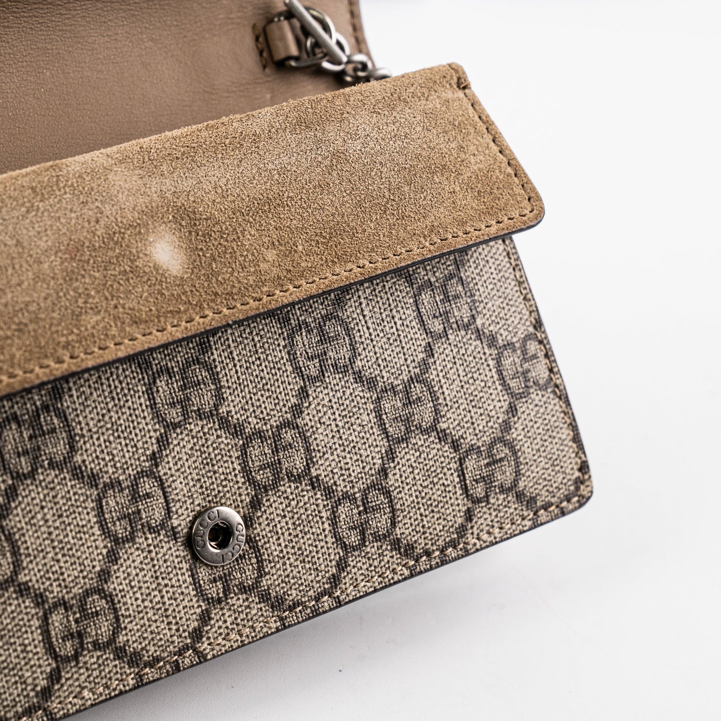 Gucci Super Mini Dionysus GG Crossbody Bag