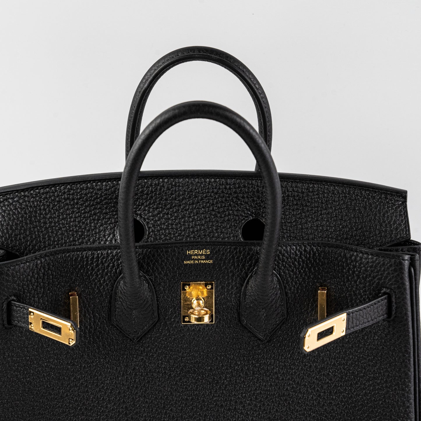 Hermes Birkin 25 Noir U stamp