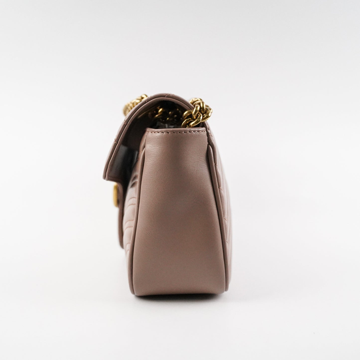 Gucci GG Marmont Matelasse Dust Pink Shoulder Bag