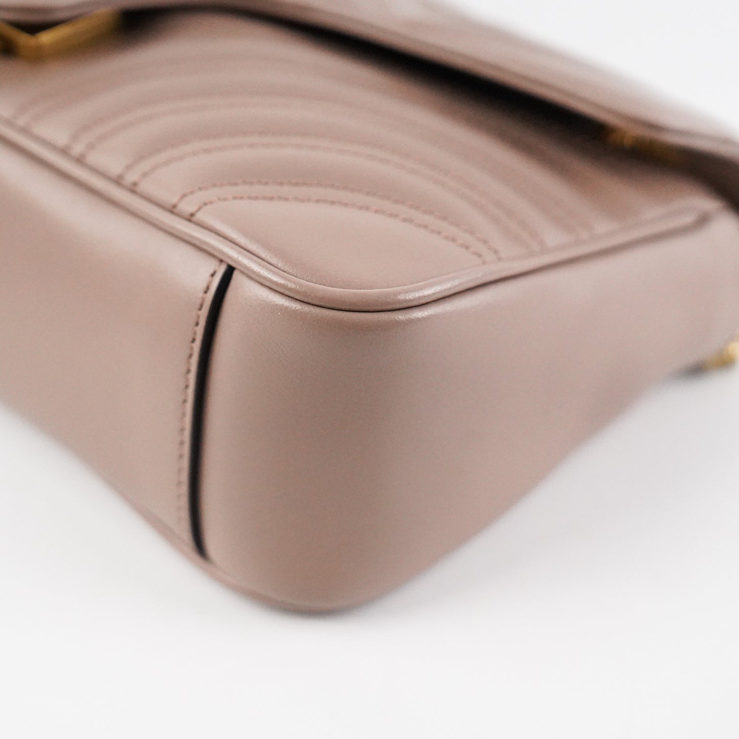 Gucci GG Marmont Matelasse Dust Pink Shoulder Bag