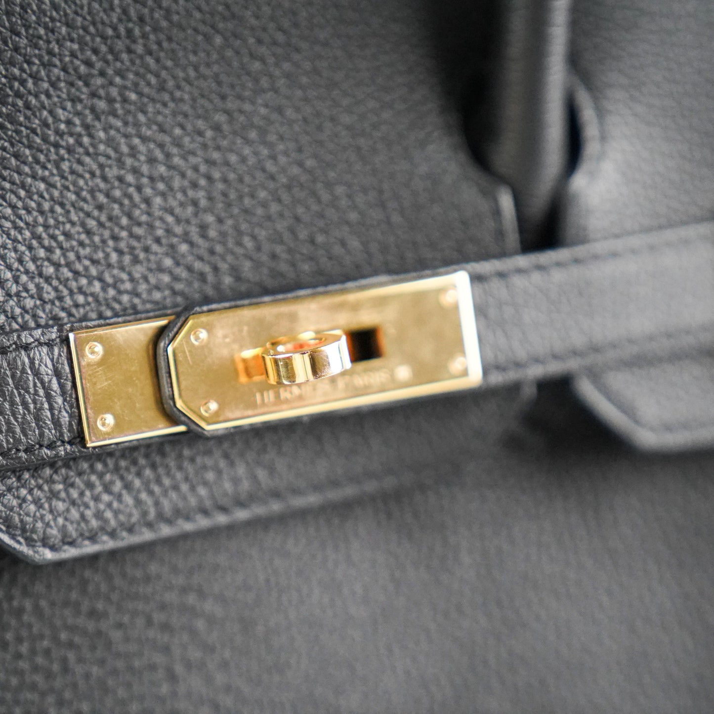 Hermes Birkin 30 Togo Black Noir D Stamp