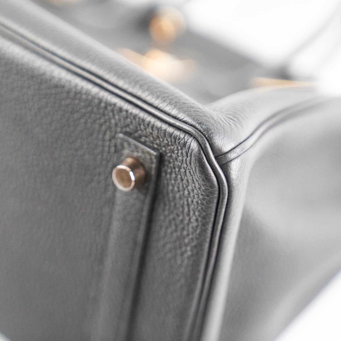 Hermes Birkin 30 Togo Black Noir D Stamp