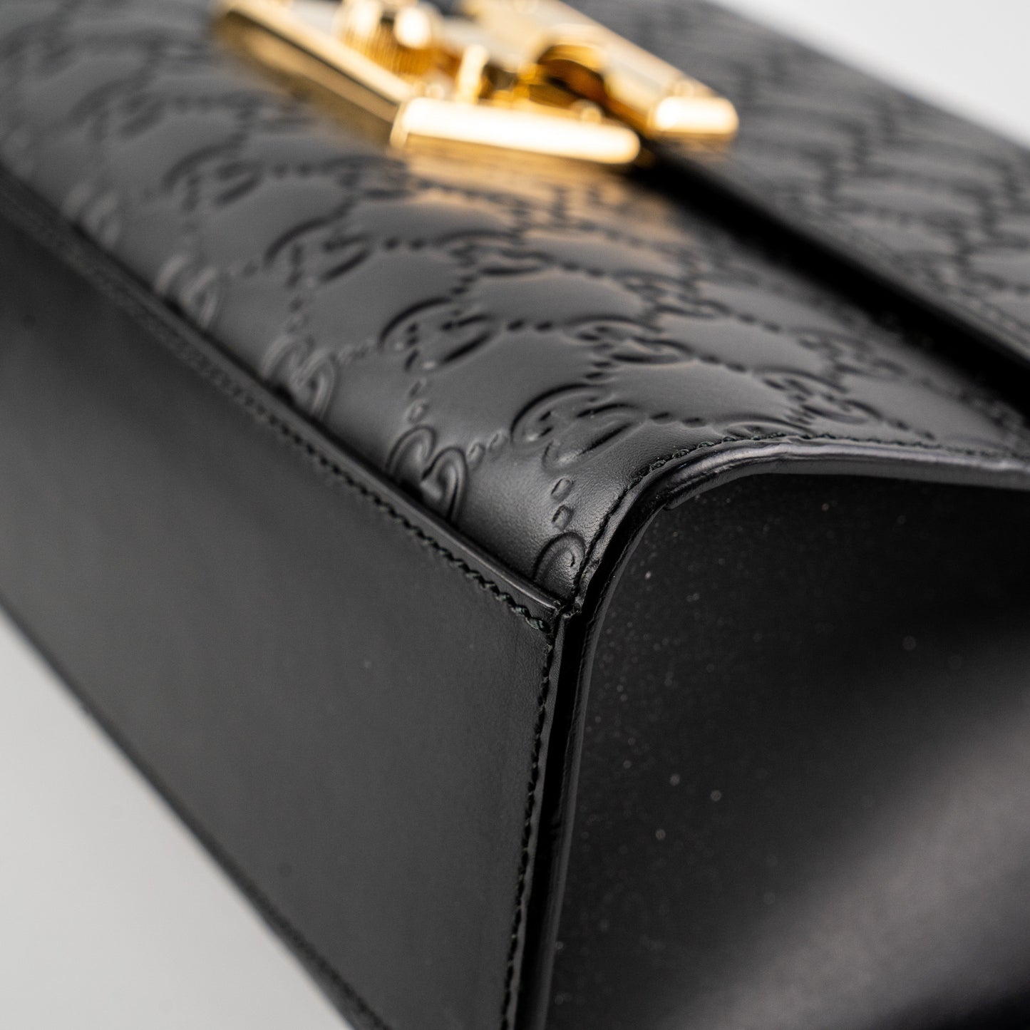Deal of The Week - Gucci Padlock Medium Signature Shoulder Bag Black