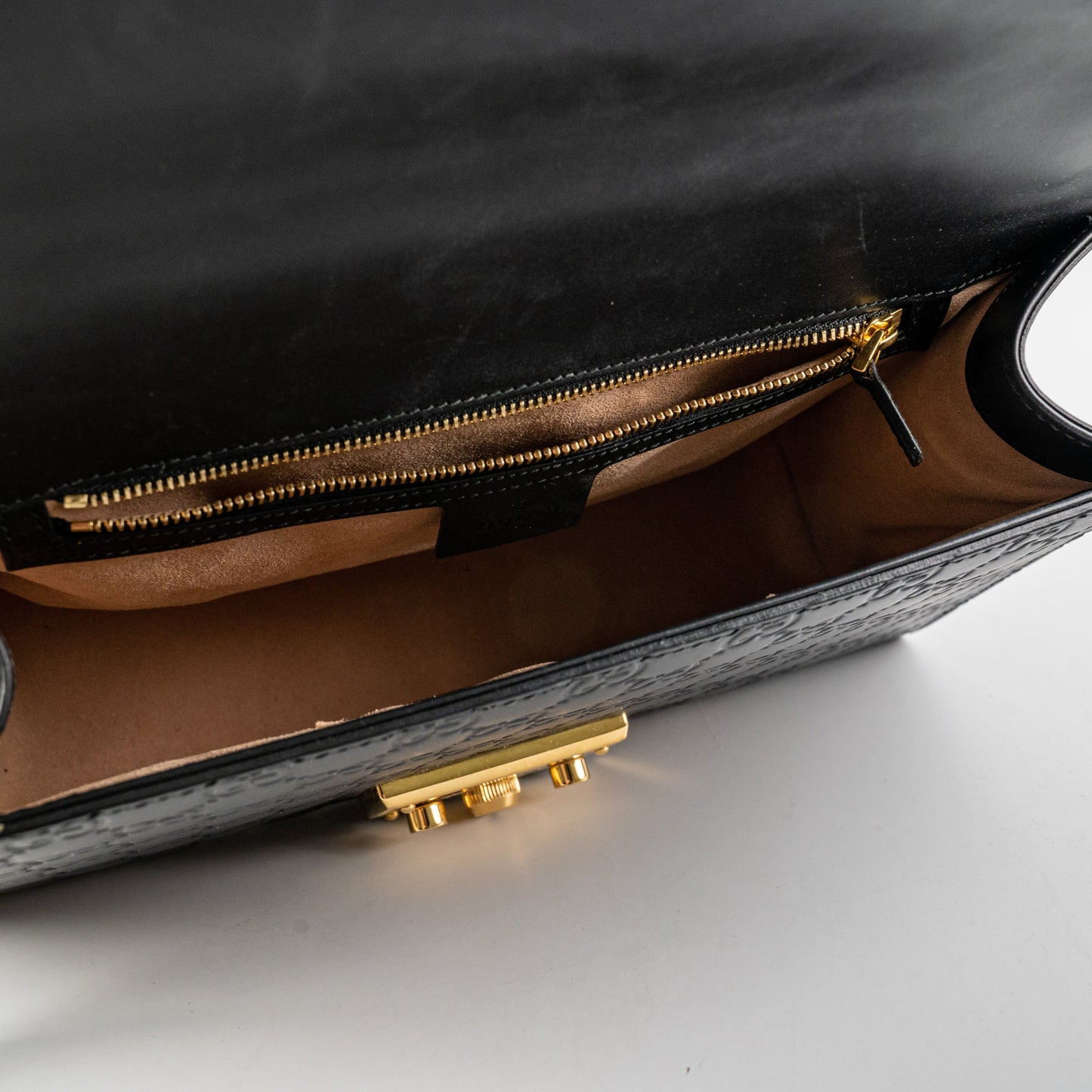 Deal of The Week - Gucci Padlock Medium Signature Shoulder Bag Black