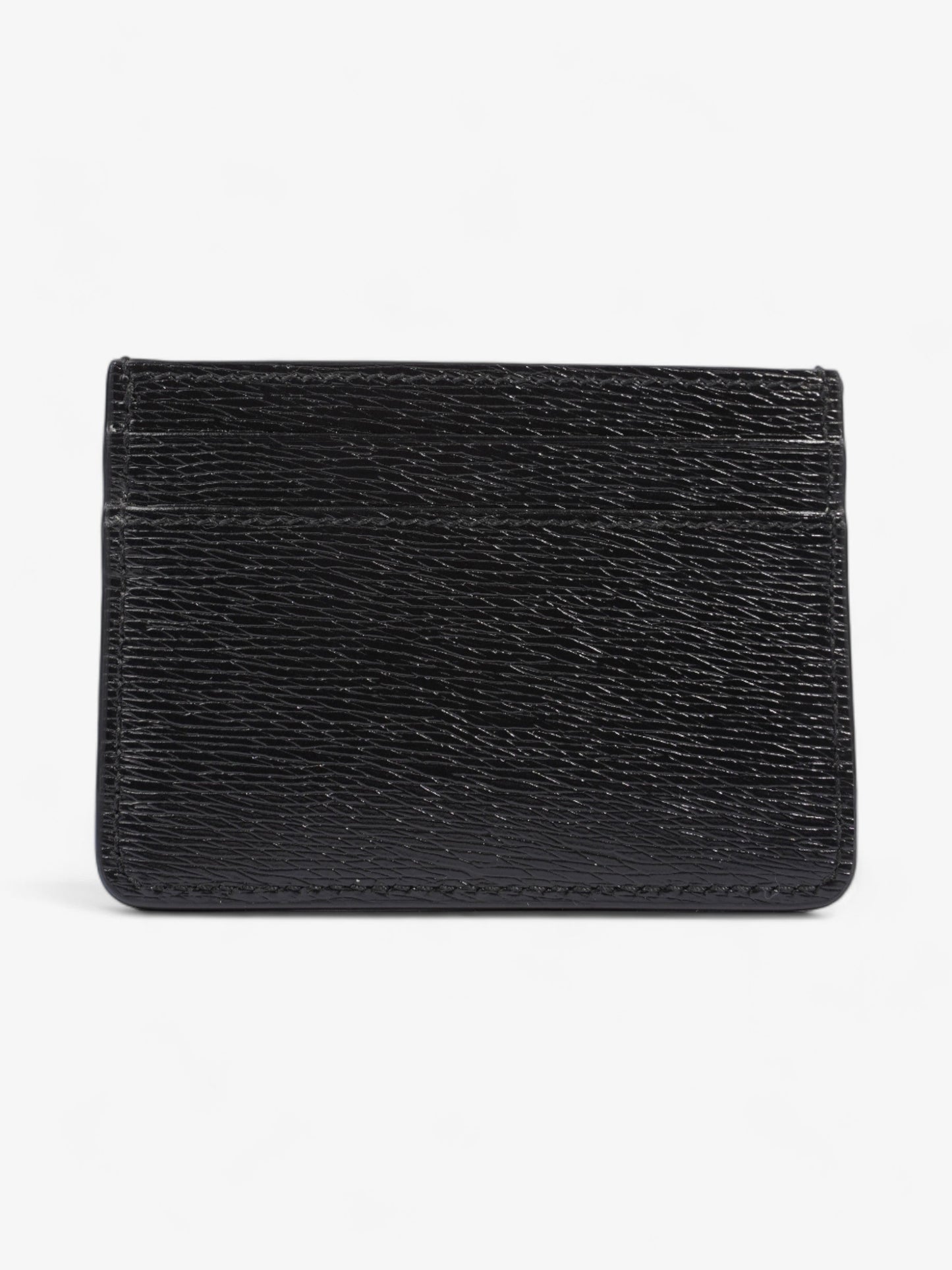 Gucci Card Case With Gucci Script Black Leather