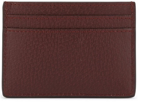Gucci Ophidia GG Leather Cardholder in Burgundy