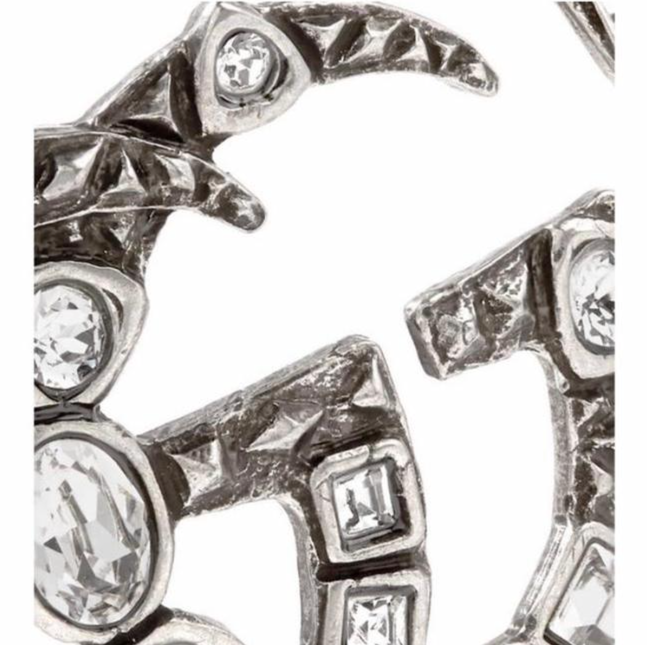 Gucci GG Marmont Crystal Bracelet in Silver