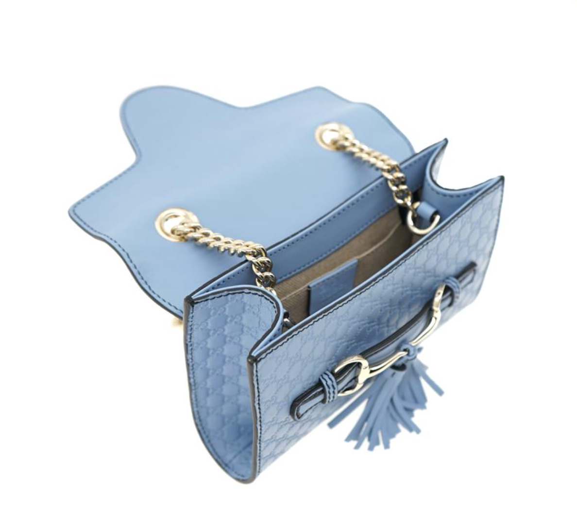 Gucci Emily Shoulder Bag in Mineral Blue