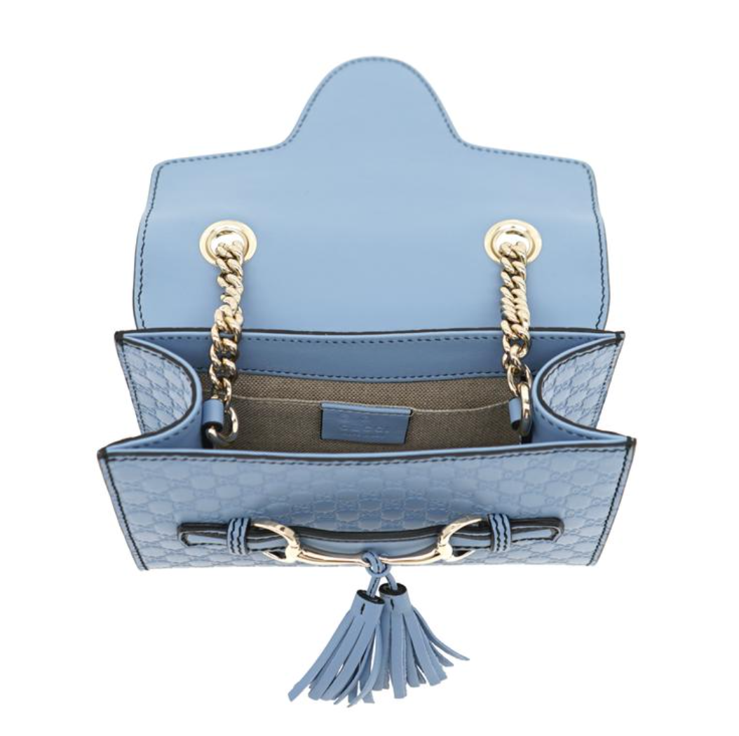 Gucci Emily Shoulder Bag in Mineral Blue