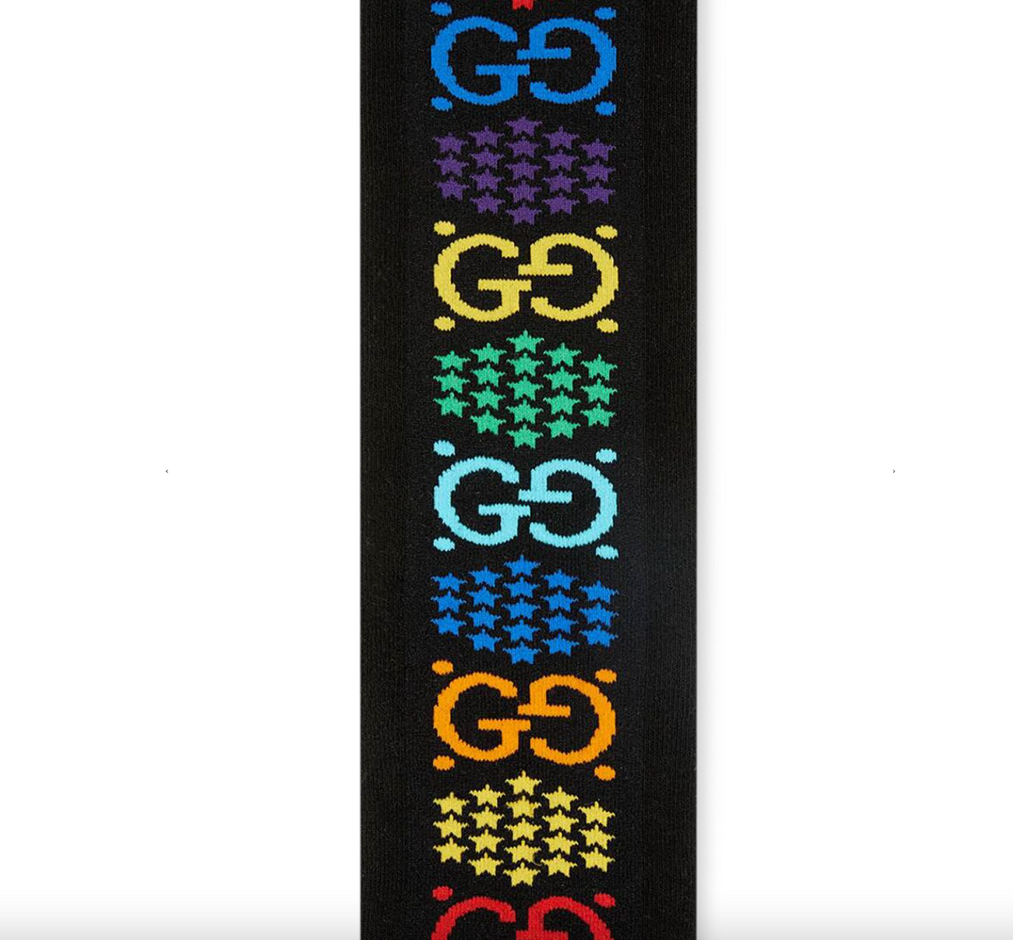 Gucci GG Psychedelic Socks in Black