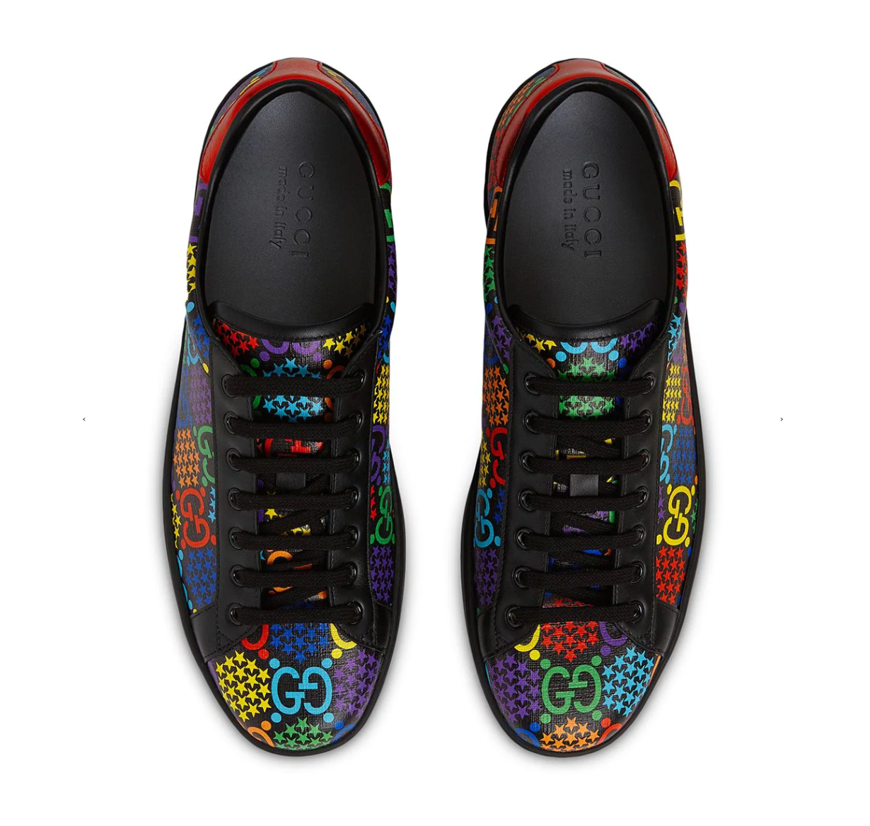 Gucci GG Psychedelic Ace Sneaker in Black