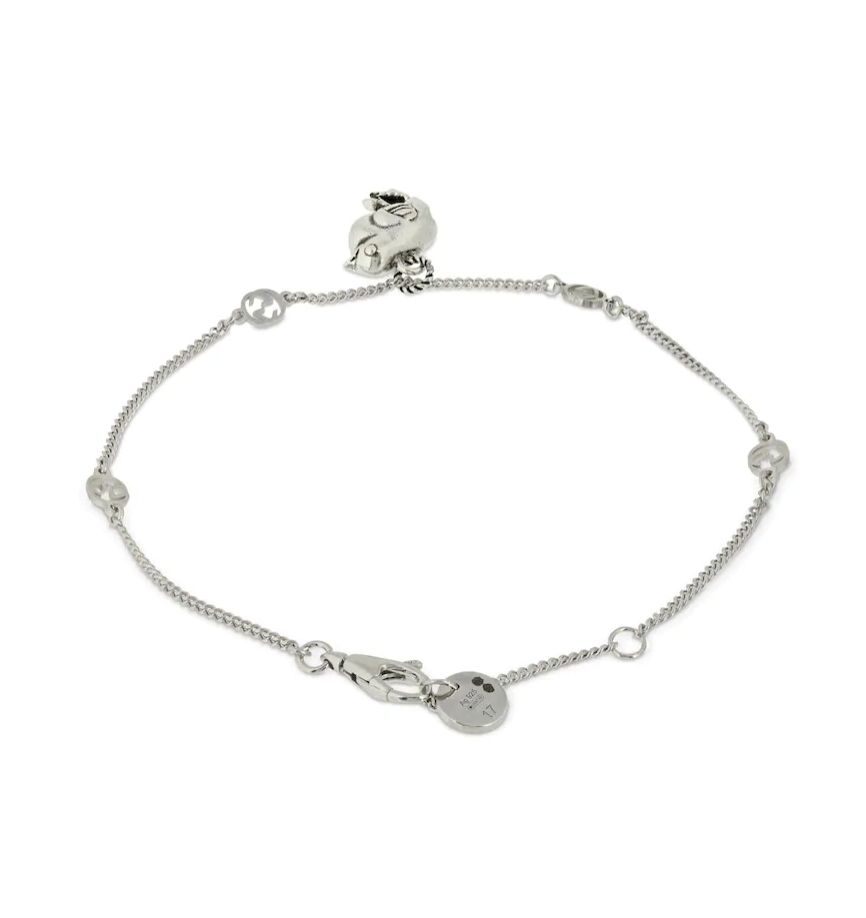 Gucci Chick Motif Bracelet in Silver