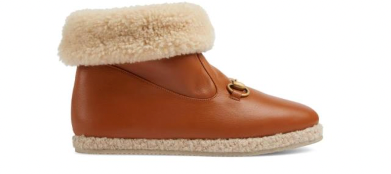 Gucci Ankle Boots with Horse Bit in Brown