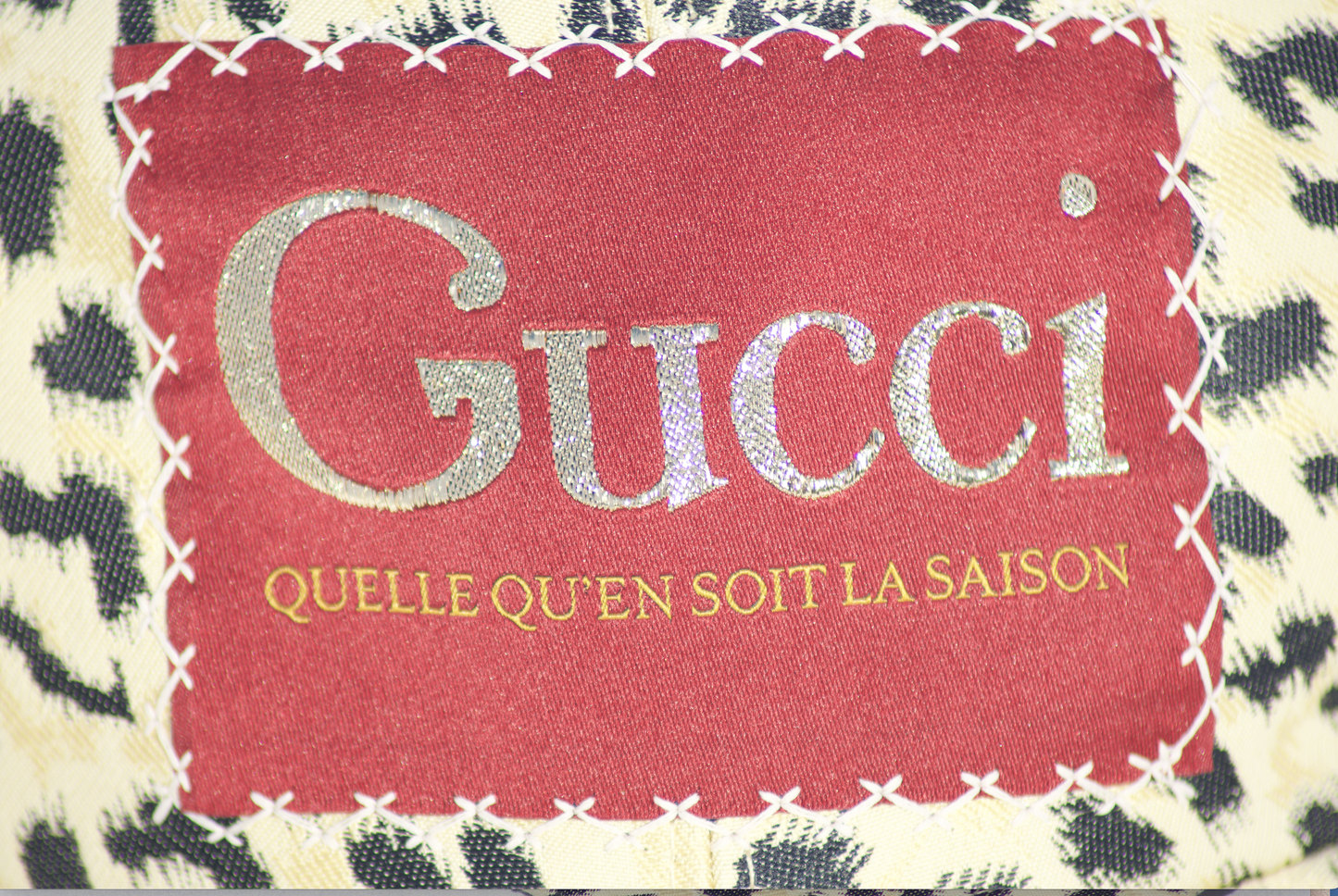 Gucci Leopard Print Baseball Cap