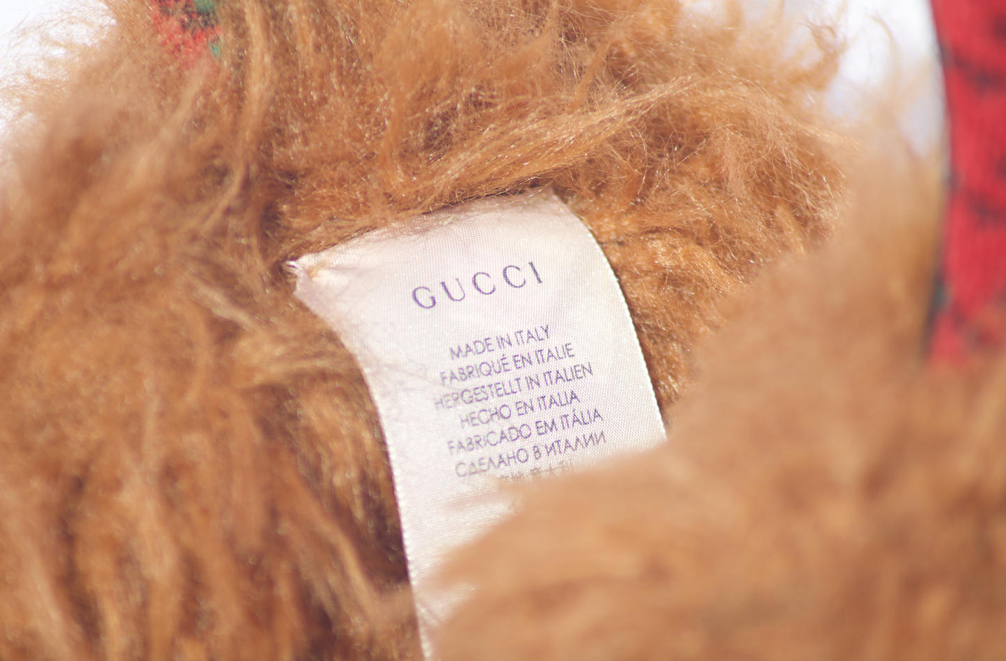 Gucci Houndstooth Wool Earmuffs with Interlocking G