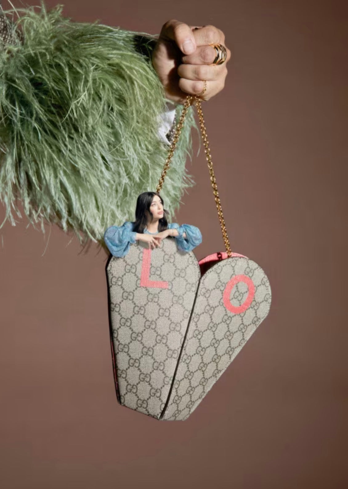 Gucci Valentine's Day Small Heart Bag