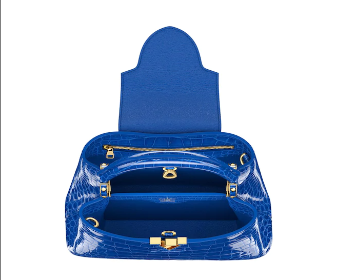 Louis Vuitton Capucines BB Crocodilien Brillant Ocean Blue