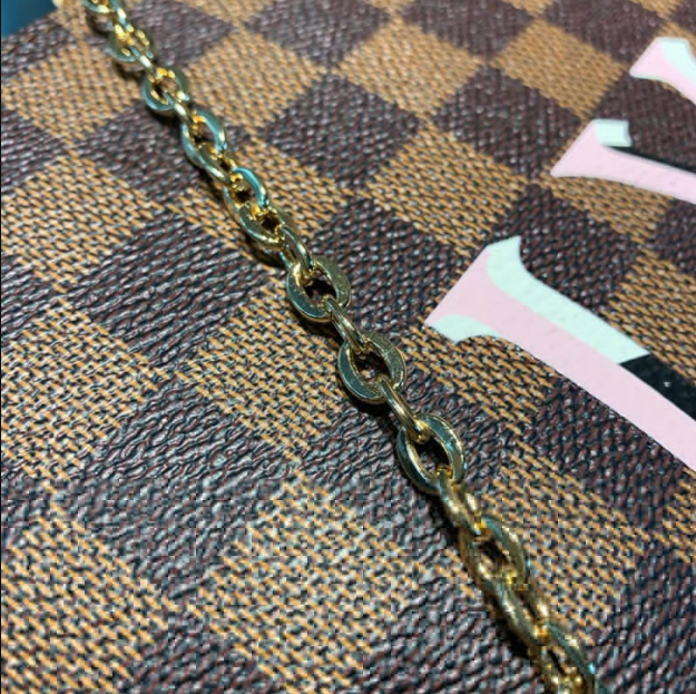Louis Vuitton Double Zip Pochette Damier Ebene Louis Vuitton Print