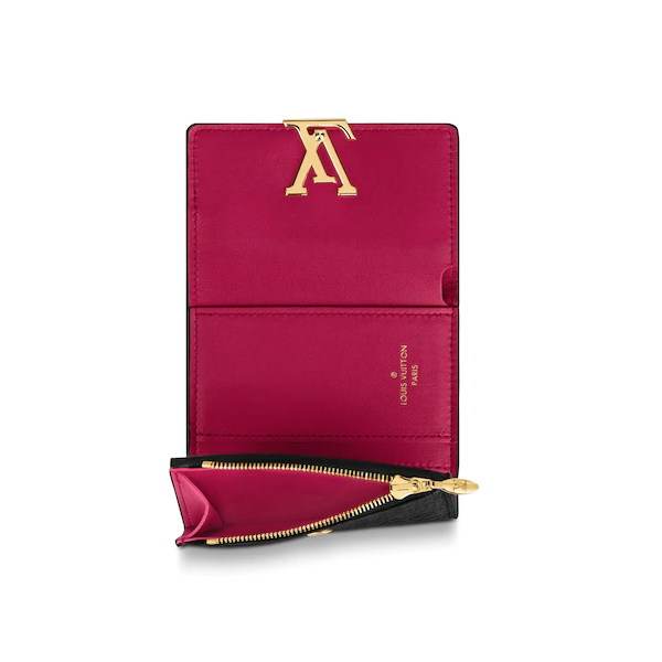 Louis Vuitton Capucines Compact Wallet Noir
