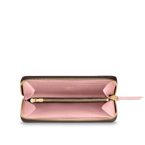 Louis Vuitton Clemence Wallet Monogram Rose Ballerine
