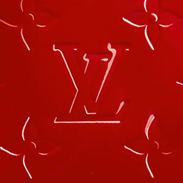 Louis Vuitton Cosmetic Pouch Monogram Vernis Leather Cherry