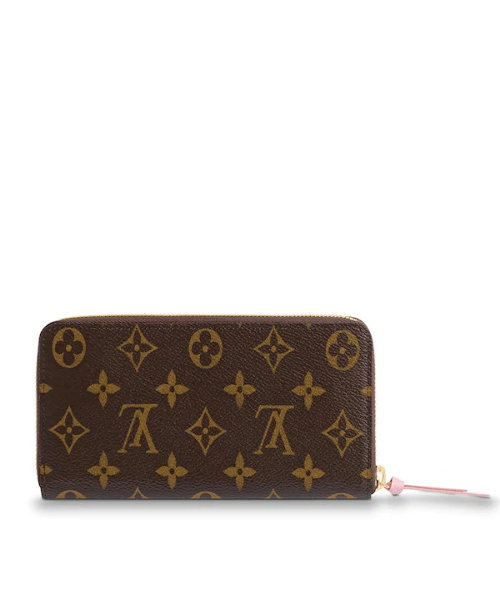 Louis Vuitton Clemence Wallet Monogram Rose Ballerine
