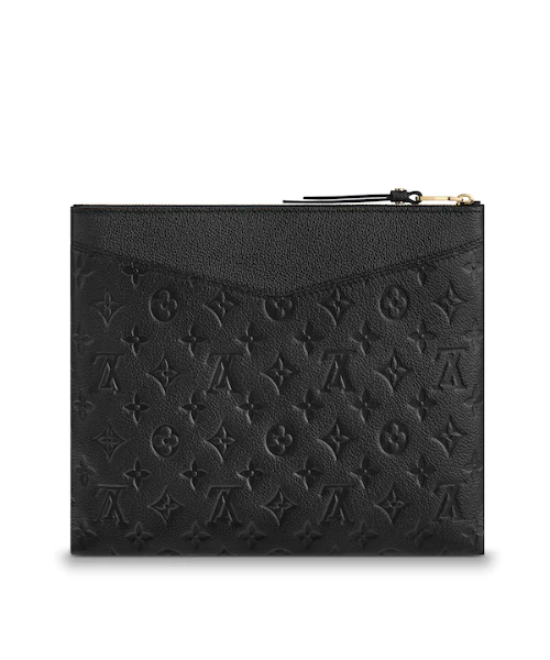 Louis Vuitton Daily Pouch Monogram Empreinte Black