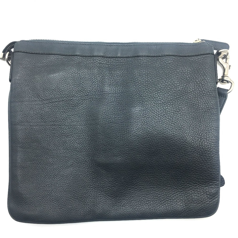 GUCCI Shoulder Bag 233329 leather Dark gray type No Gusset All Leather Leather Business A4 document storage mens Used