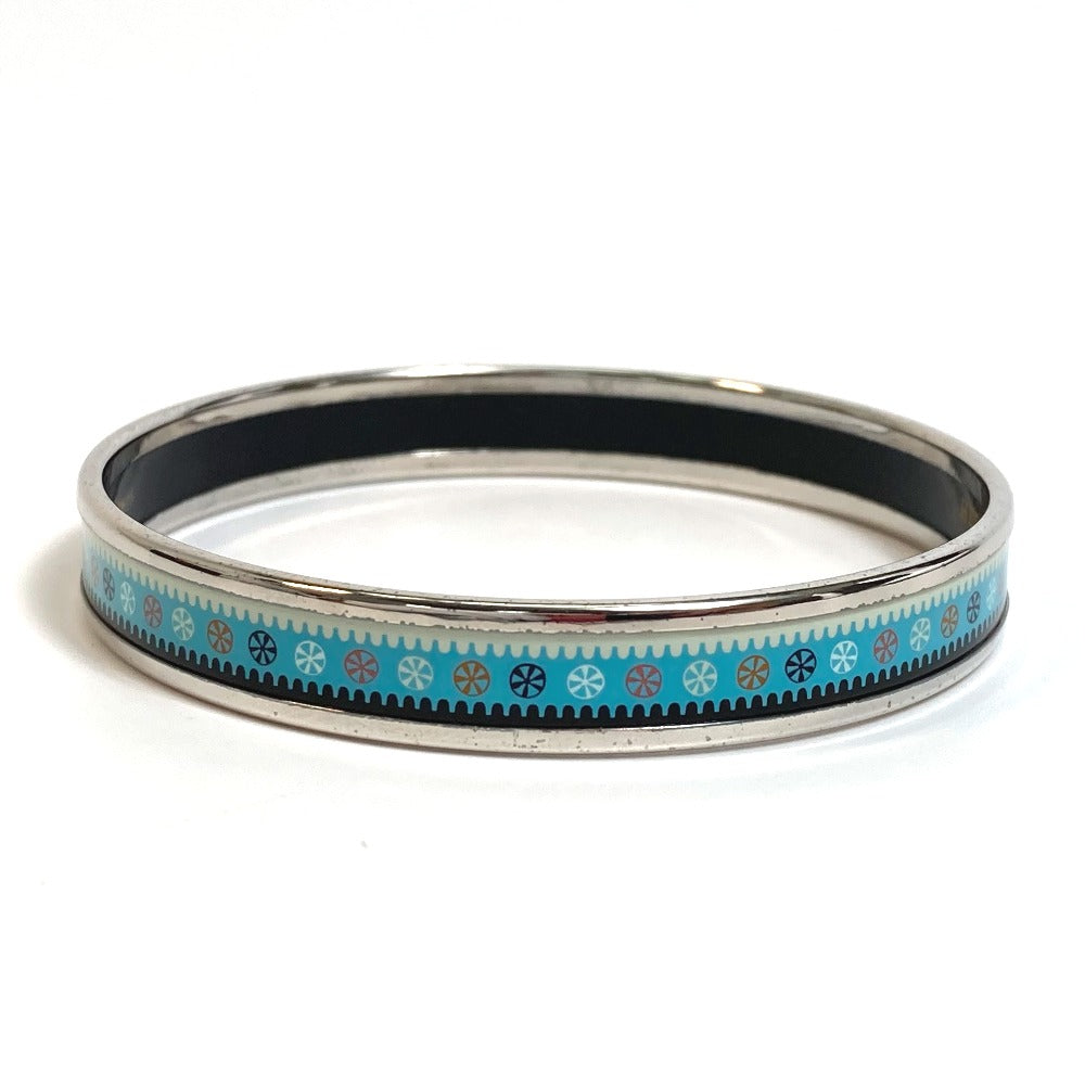 HERMES Bangle Cloisonne Light blue Emaille PM Women Used