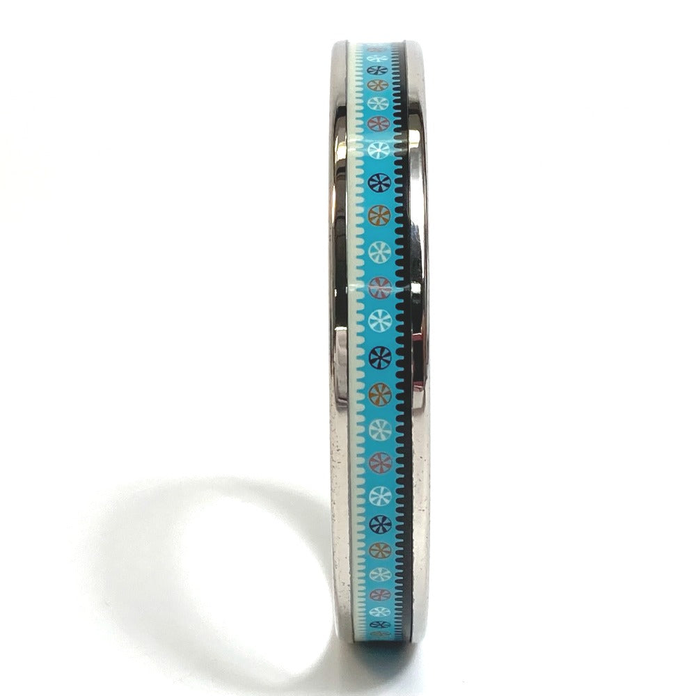 HERMES Bangle Cloisonne Light blue Emaille PM Women Used