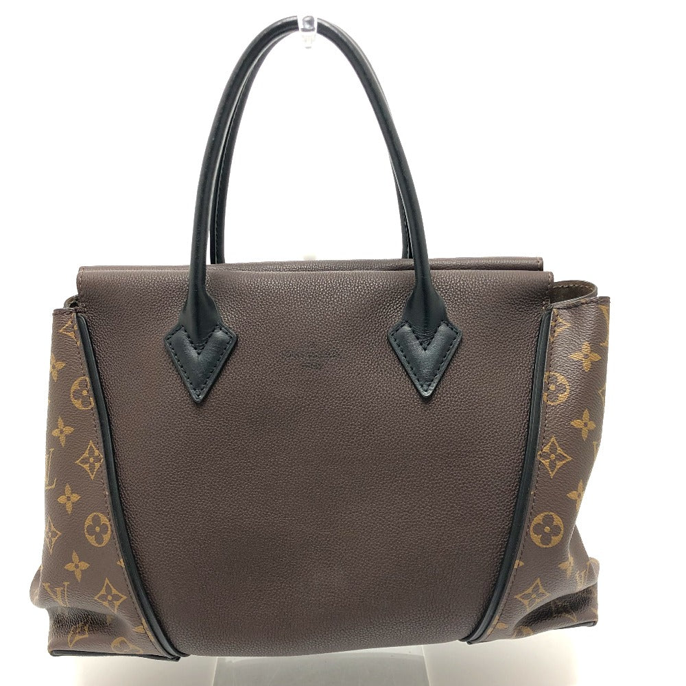 LOUIS VUITTON Handbag M41061 Monogram canvas, Cuir Orfevre leather Brown Monogram Tote W PM Women Used