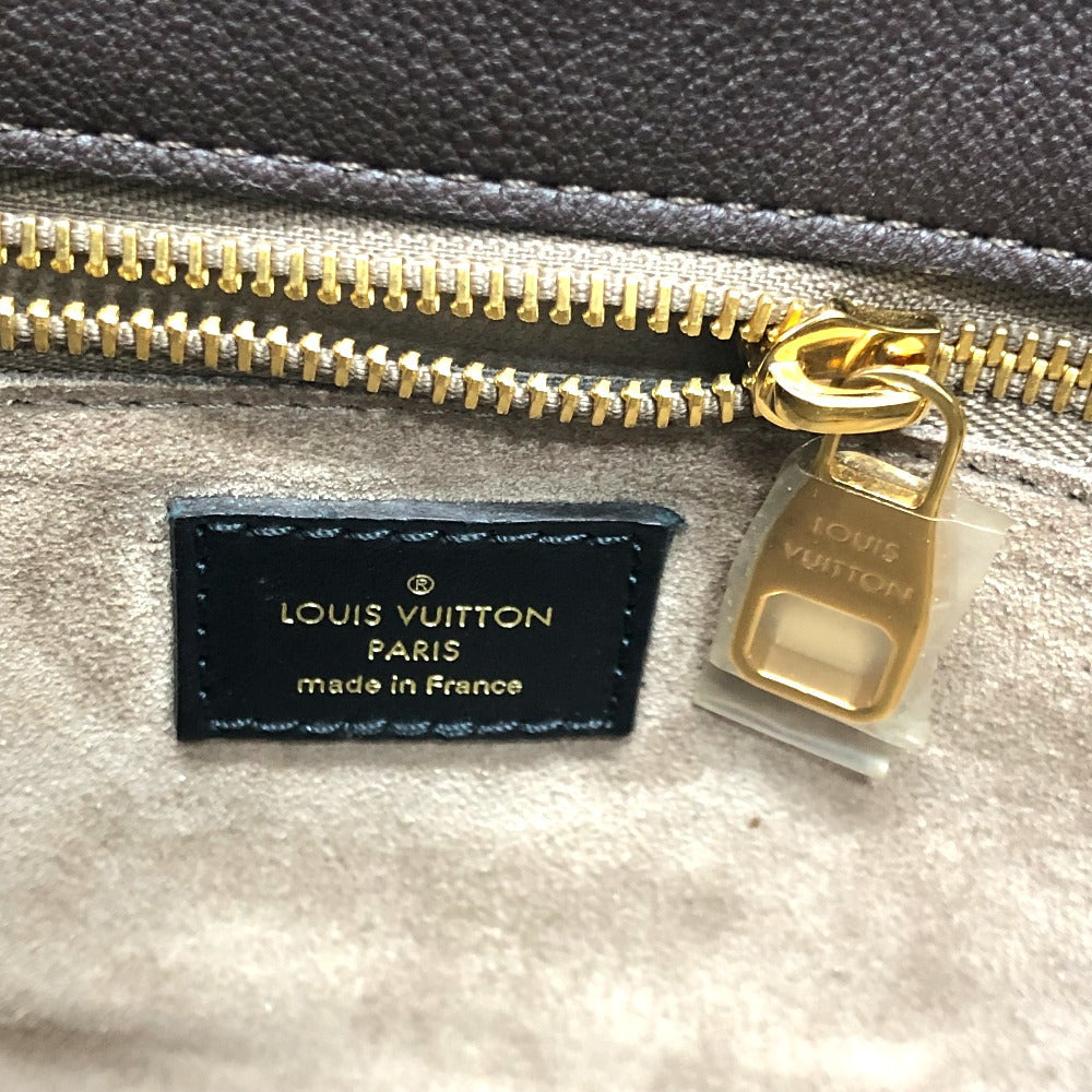 LOUIS VUITTON Handbag M41061 Monogram canvas, Cuir Orfevre leather Brown Monogram Tote W PM Women Used