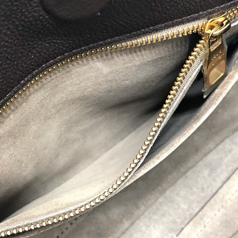 LOUIS VUITTON Handbag M41061 Monogram canvas, Cuir Orfevre leather Brown Monogram Tote W PM Women Used