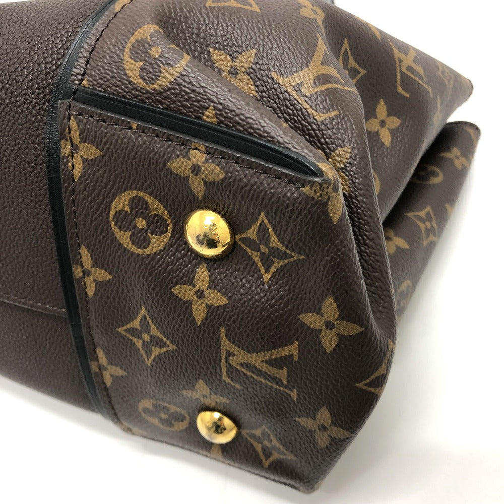 LOUIS VUITTON Handbag M41061 Monogram canvas, Cuir Orfevre leather Brown Monogram Tote W PM Women Used