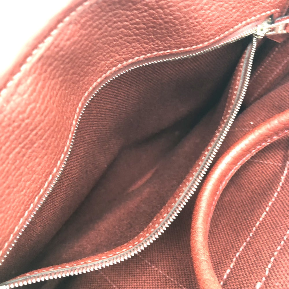 HERMES Tote Bag Canvas / leather Bordeaux Petite lettuce Women Used