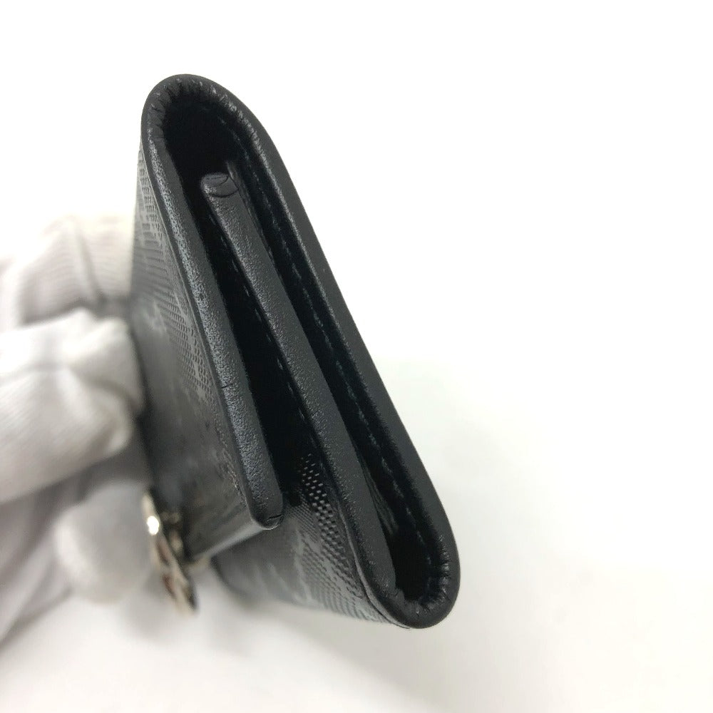 GUCCI Key case Key holder  212111 GG implementation black GG implementation six hooks