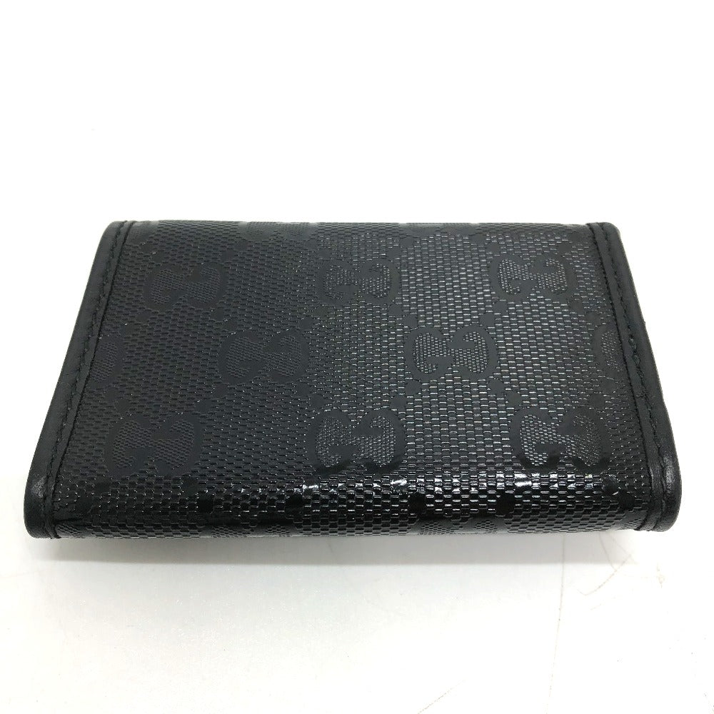 GUCCI Key case Key holder  212111 GG implementation black GG implementation six hooks