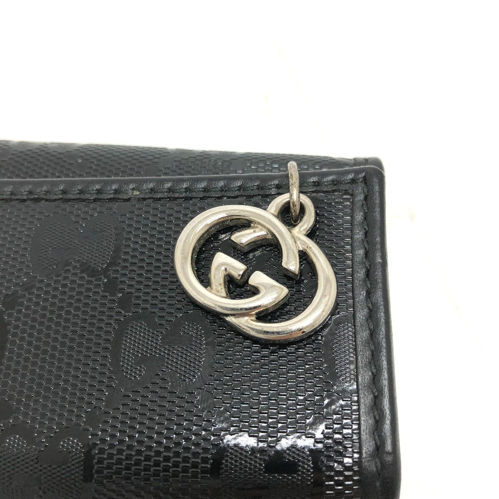 GUCCI Key case Key holder  212111 GG implementation black GG implementation six hooks