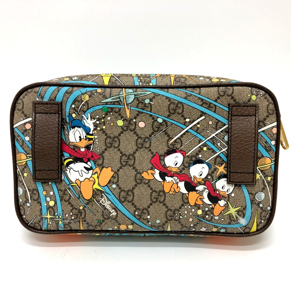 GUCCI Sling bag 602695  GG Supreme Canvas beige Disney collaboration donald Women Secondhand