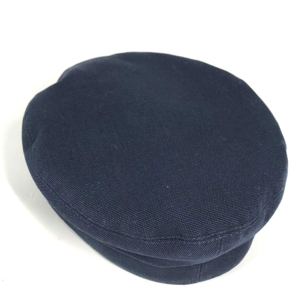 HERMES Casquette cotton Navy Kabul Serie Button Newsboy 57 Women 57 Used